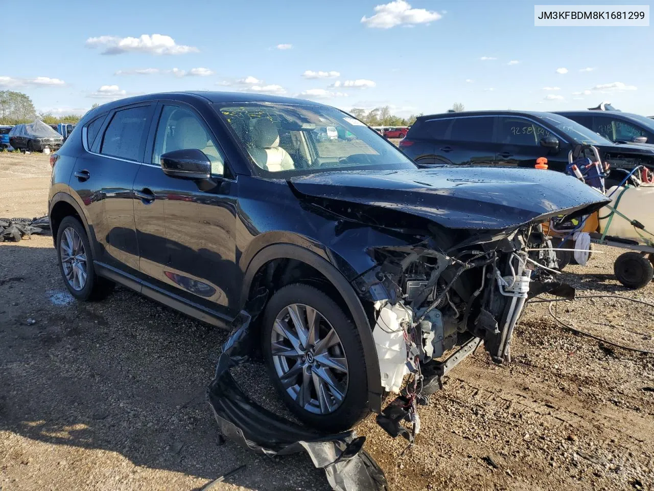 2019 Mazda Cx-5 Grand Touring VIN: JM3KFBDM8K1681299 Lot: 72928534