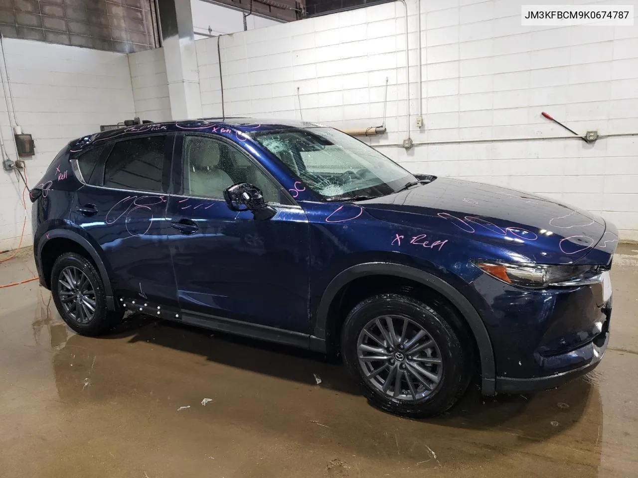 2019 Mazda Cx-5 Touring VIN: JM3KFBCM9K0674787 Lot: 73155864