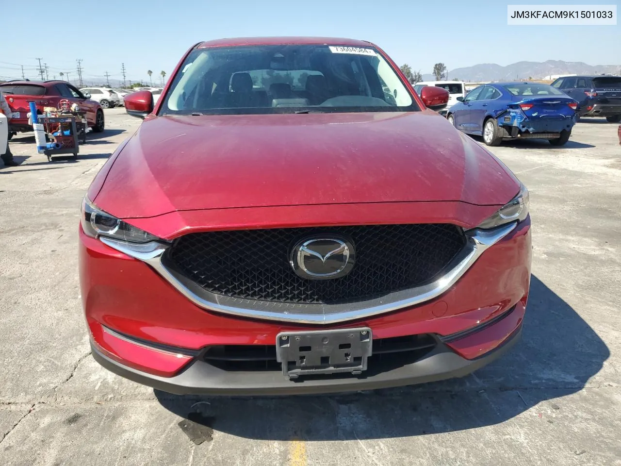 2019 Mazda Cx-5 Touring VIN: JM3KFACM9K1501033 Lot: 73604584