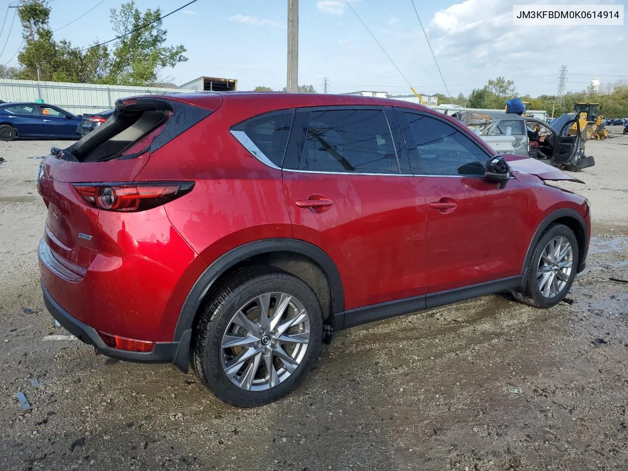 2019 Mazda Cx-5 Grand Touring VIN: JM3KFBDM0K0614914 Lot: 73638874