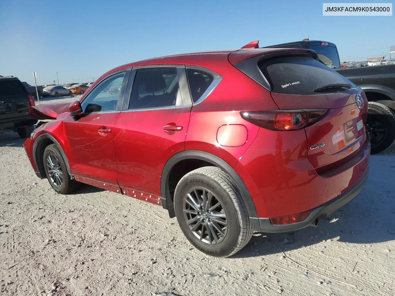 2019 Mazda Cx-5 Touring VIN: JM3KFACM9K0543000 Lot: 73694004