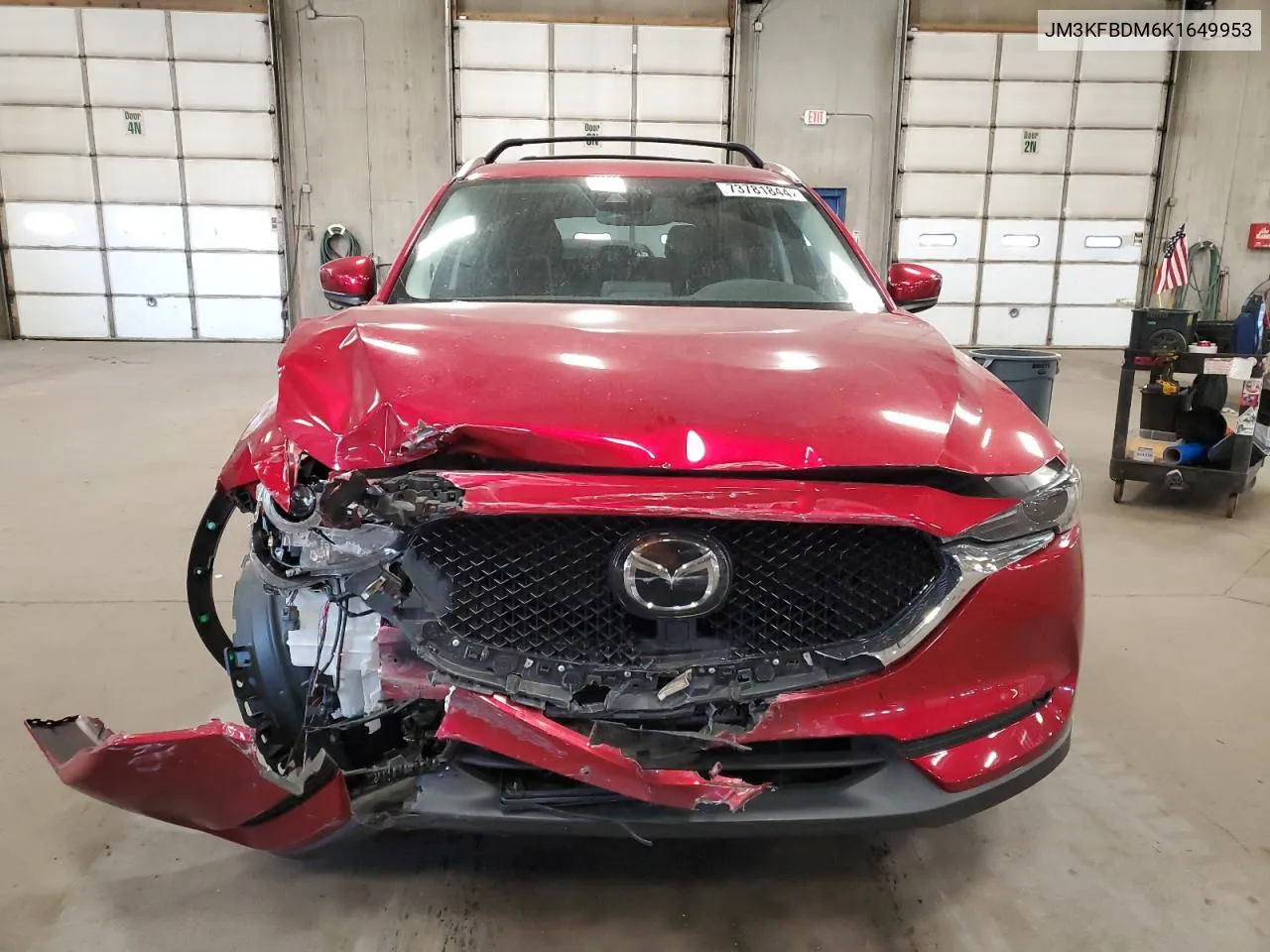 2019 Mazda Cx-5 Grand Touring VIN: JM3KFBDM6K1649953 Lot: 73781844