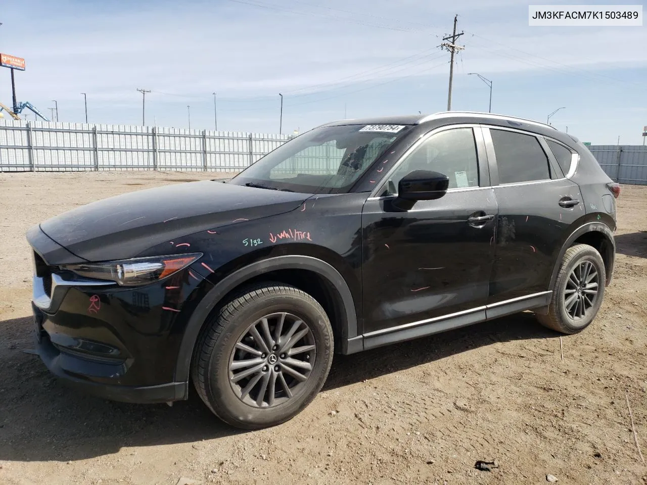 2019 Mazda Cx-5 Touring VIN: JM3KFACM7K1503489 Lot: 73790754