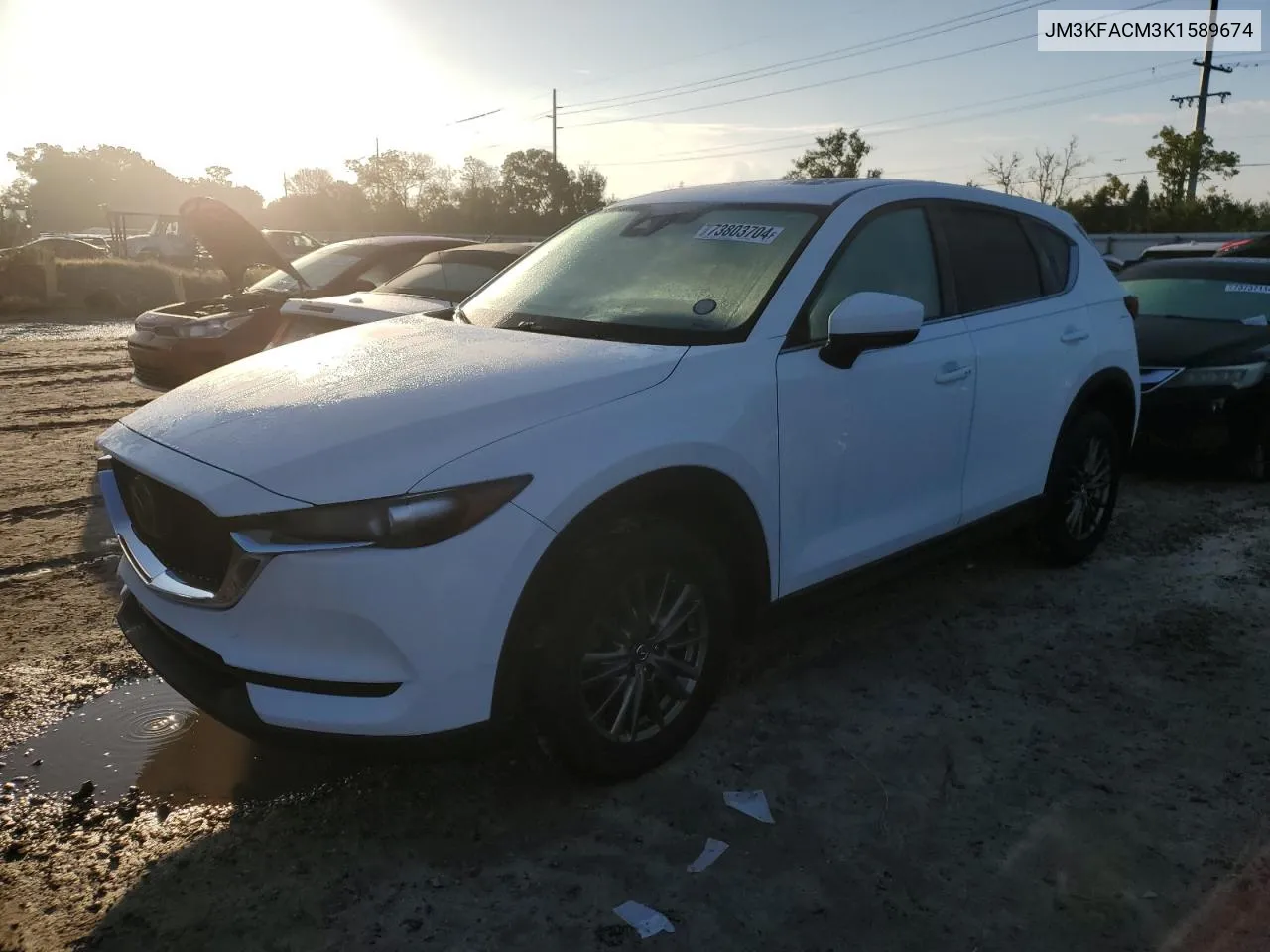 2019 Mazda Cx-5 Touring VIN: JM3KFACM3K1589674 Lot: 73803704