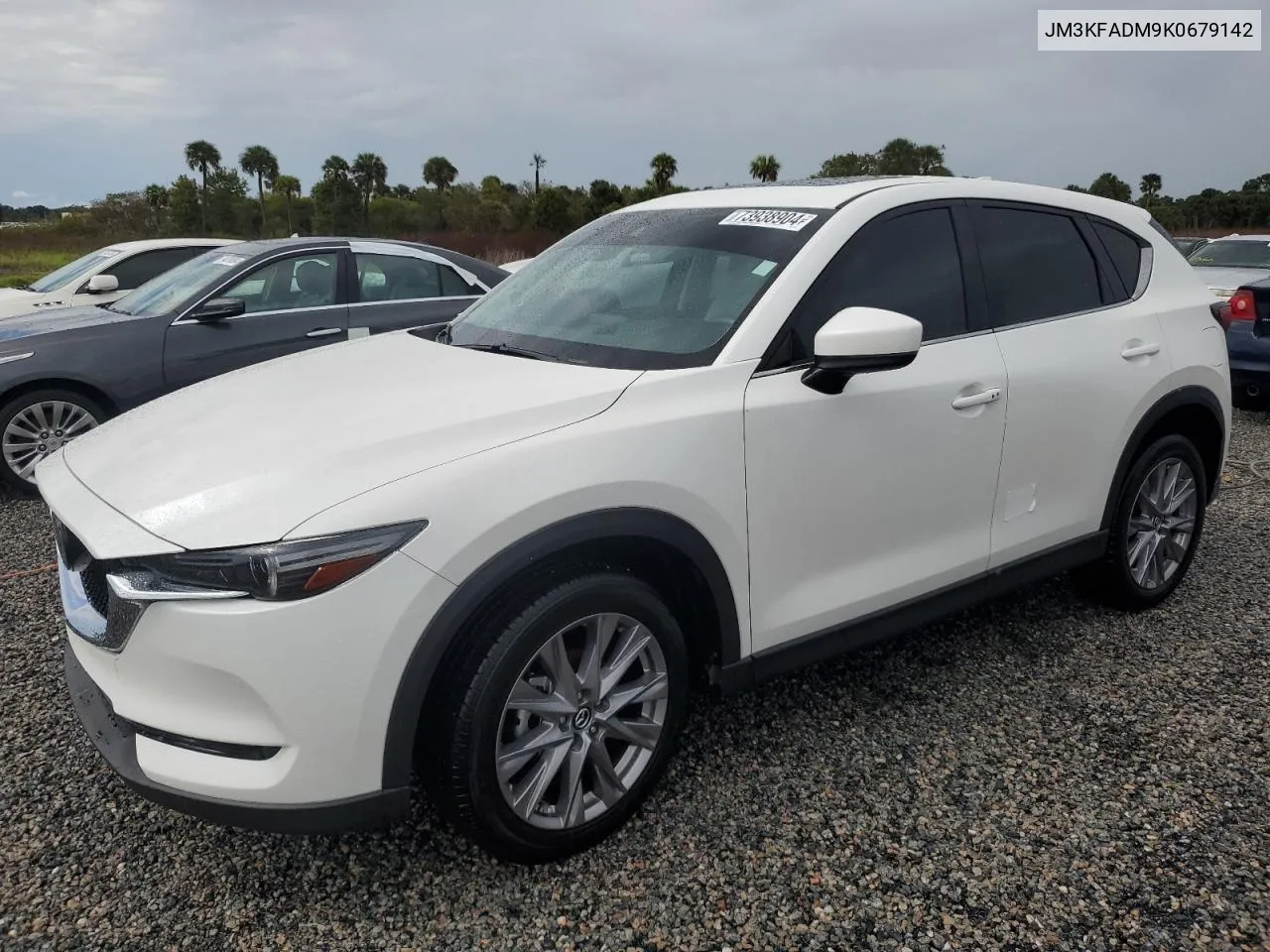 2019 Mazda Cx-5 Grand Touring VIN: JM3KFADM9K0679142 Lot: 73938904