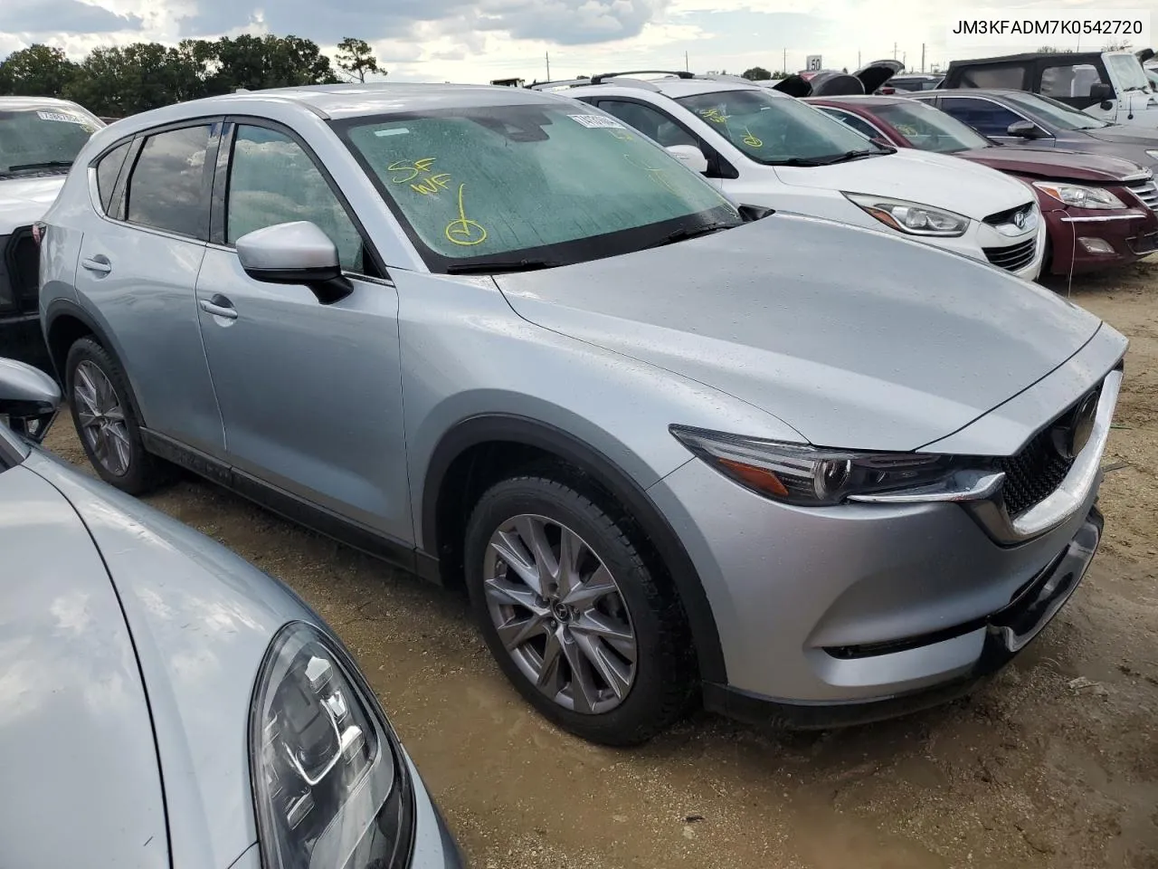 2019 Mazda Cx-5 Grand Touring VIN: JM3KFADM7K0542720 Lot: 74131684