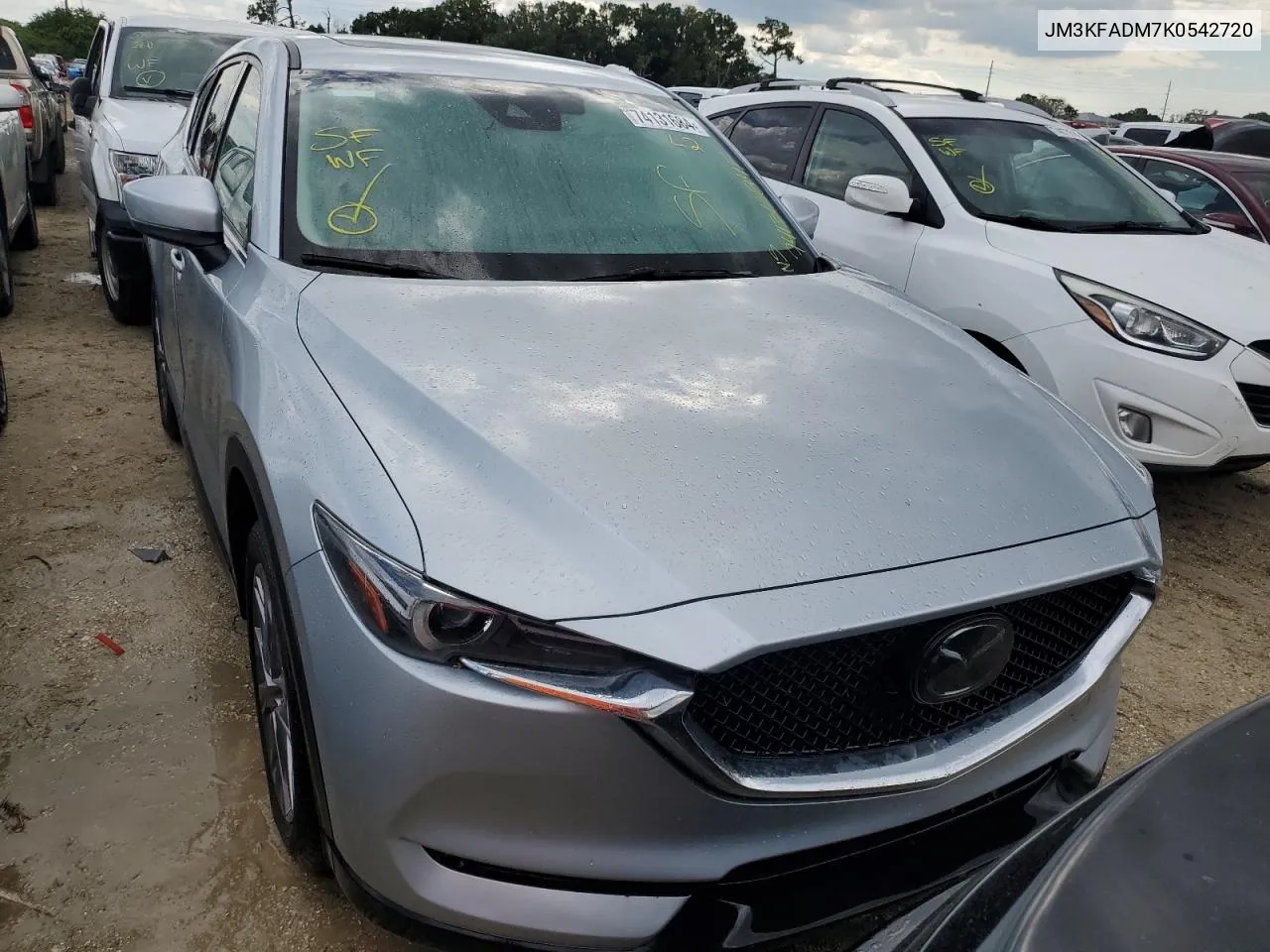 2019 Mazda Cx-5 Grand Touring VIN: JM3KFADM7K0542720 Lot: 74131684