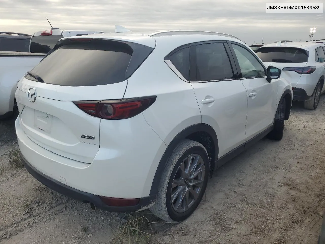 2019 Mazda Cx-5 Grand Touring VIN: JM3KFADMXK1589539 Lot: 74308474