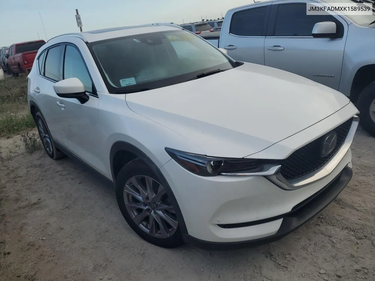 2019 Mazda Cx-5 Grand Touring VIN: JM3KFADMXK1589539 Lot: 74308474