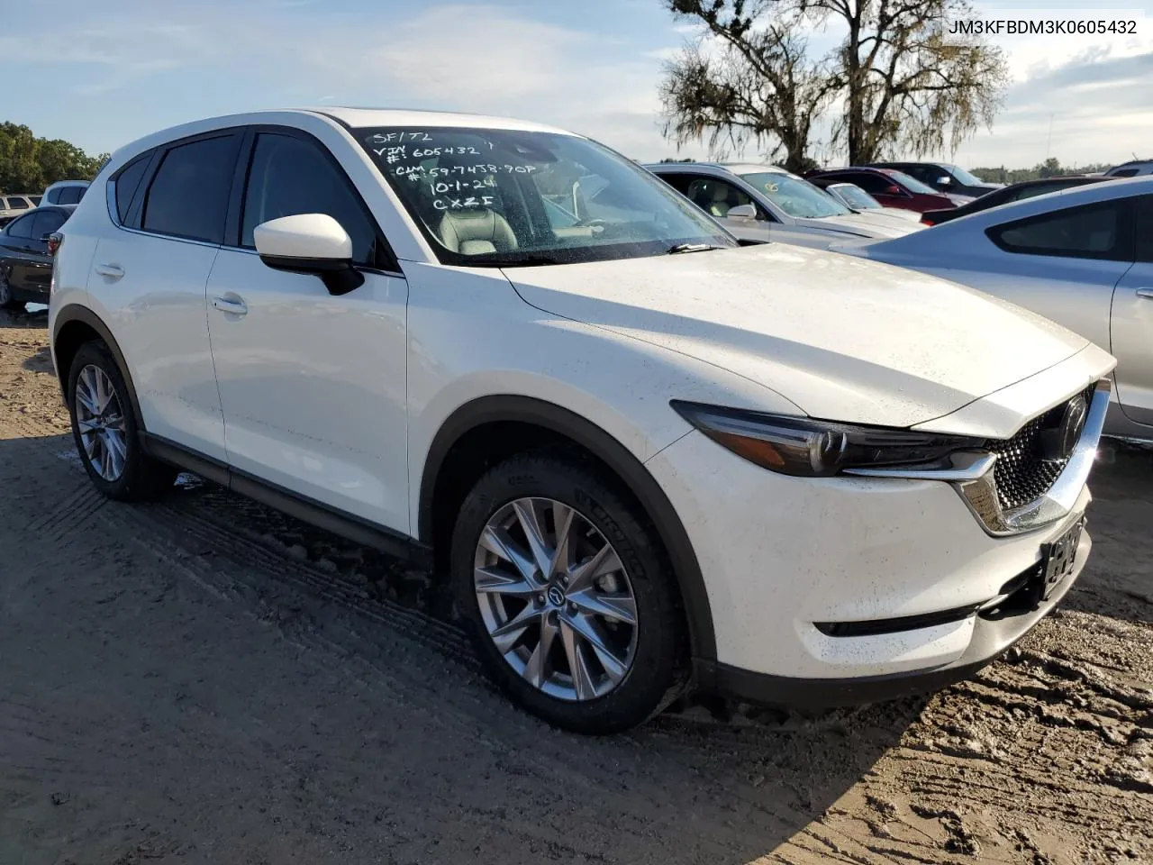 2019 Mazda Cx-5 Grand Touring VIN: JM3KFBDM3K0605432 Lot: 74320854