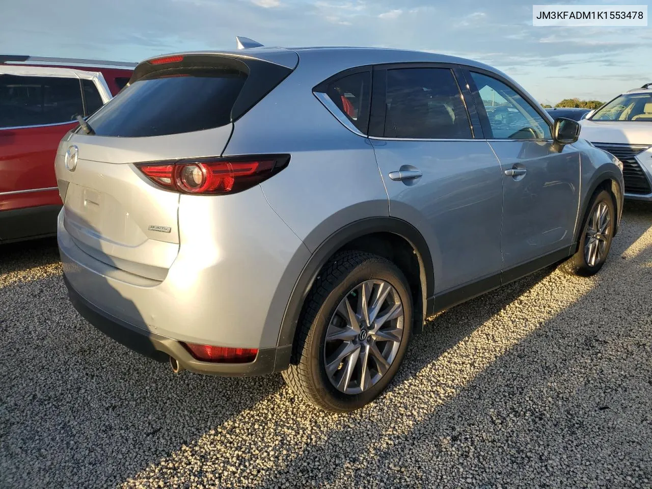 2019 Mazda Cx-5 Grand Touring VIN: JM3KFADM1K1553478 Lot: 74421664