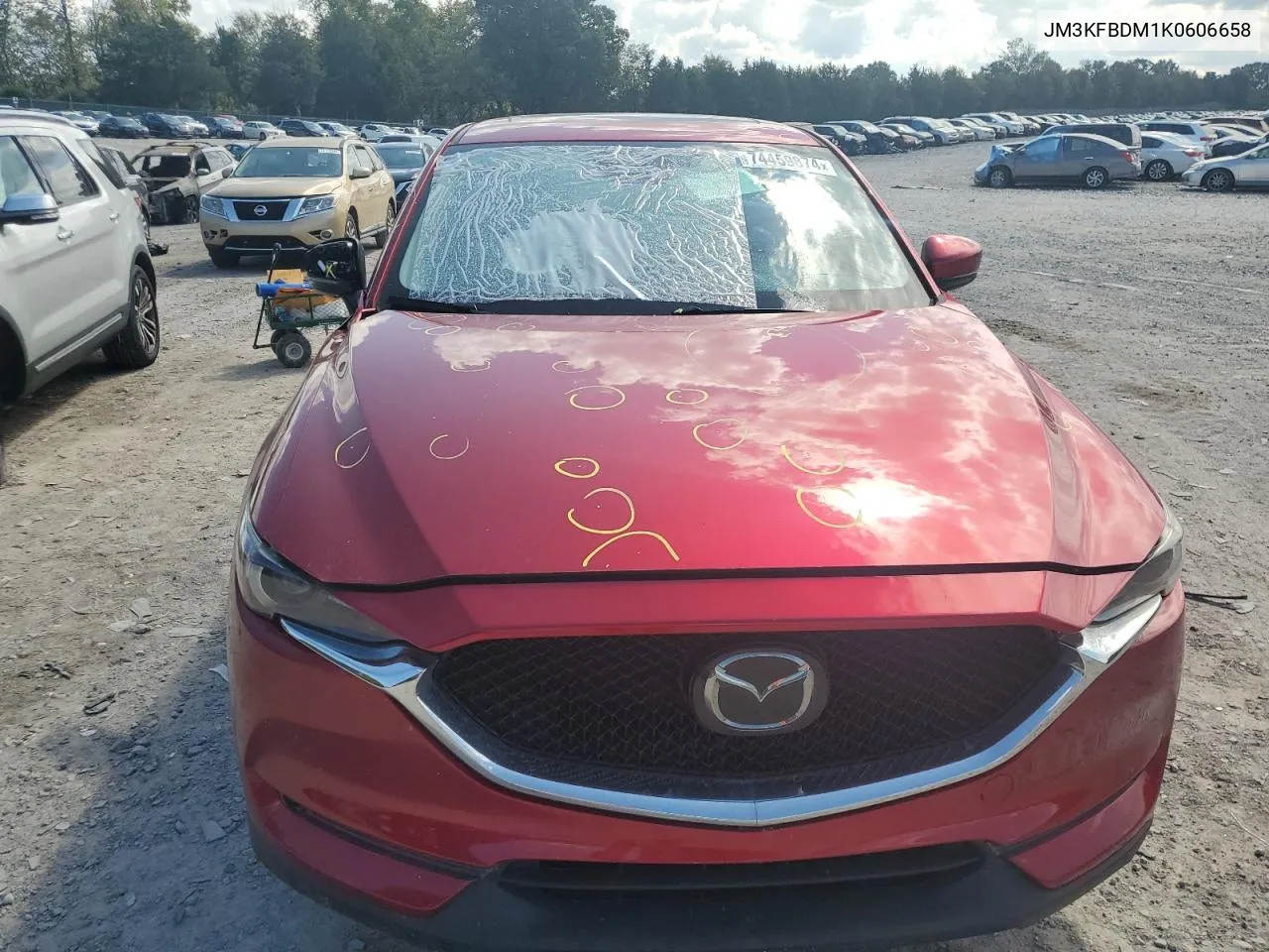 2019 Mazda Cx-5 Grand Touring VIN: JM3KFBDM1K0606658 Lot: 74459874