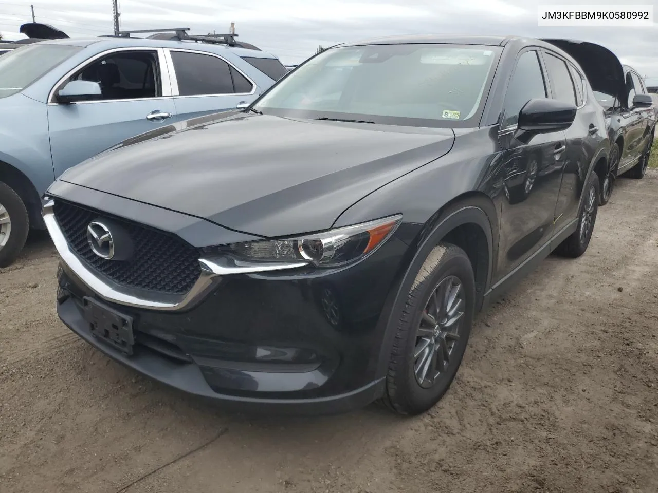 2019 Mazda Cx-5 Sport VIN: JM3KFBBM9K0580992 Lot: 74616834