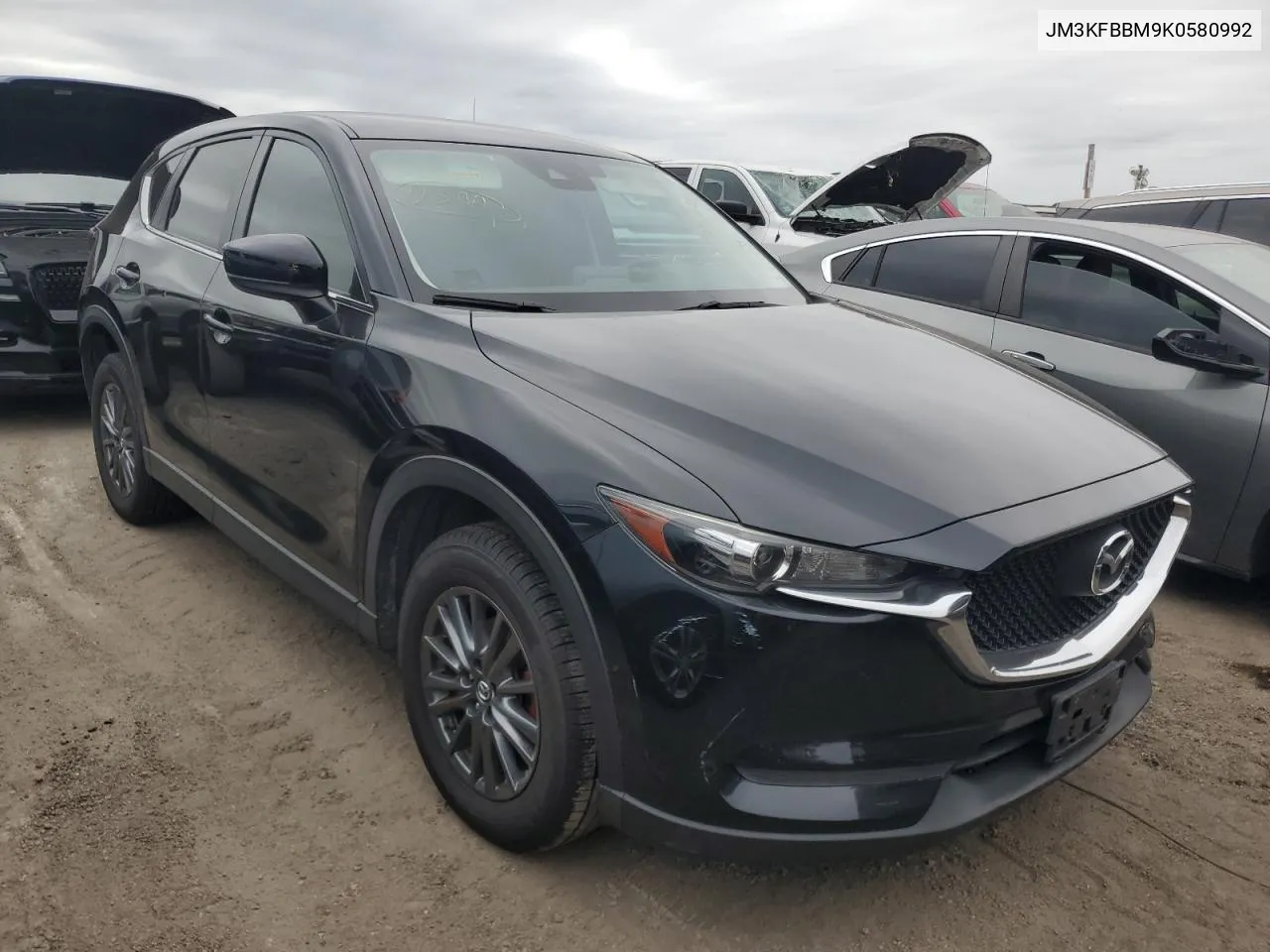 2019 Mazda Cx-5 Sport VIN: JM3KFBBM9K0580992 Lot: 74616834