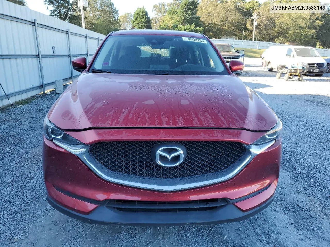 2019 Mazda Cx-5 Sport VIN: JM3KFABM2K0533149 Lot: 74659234