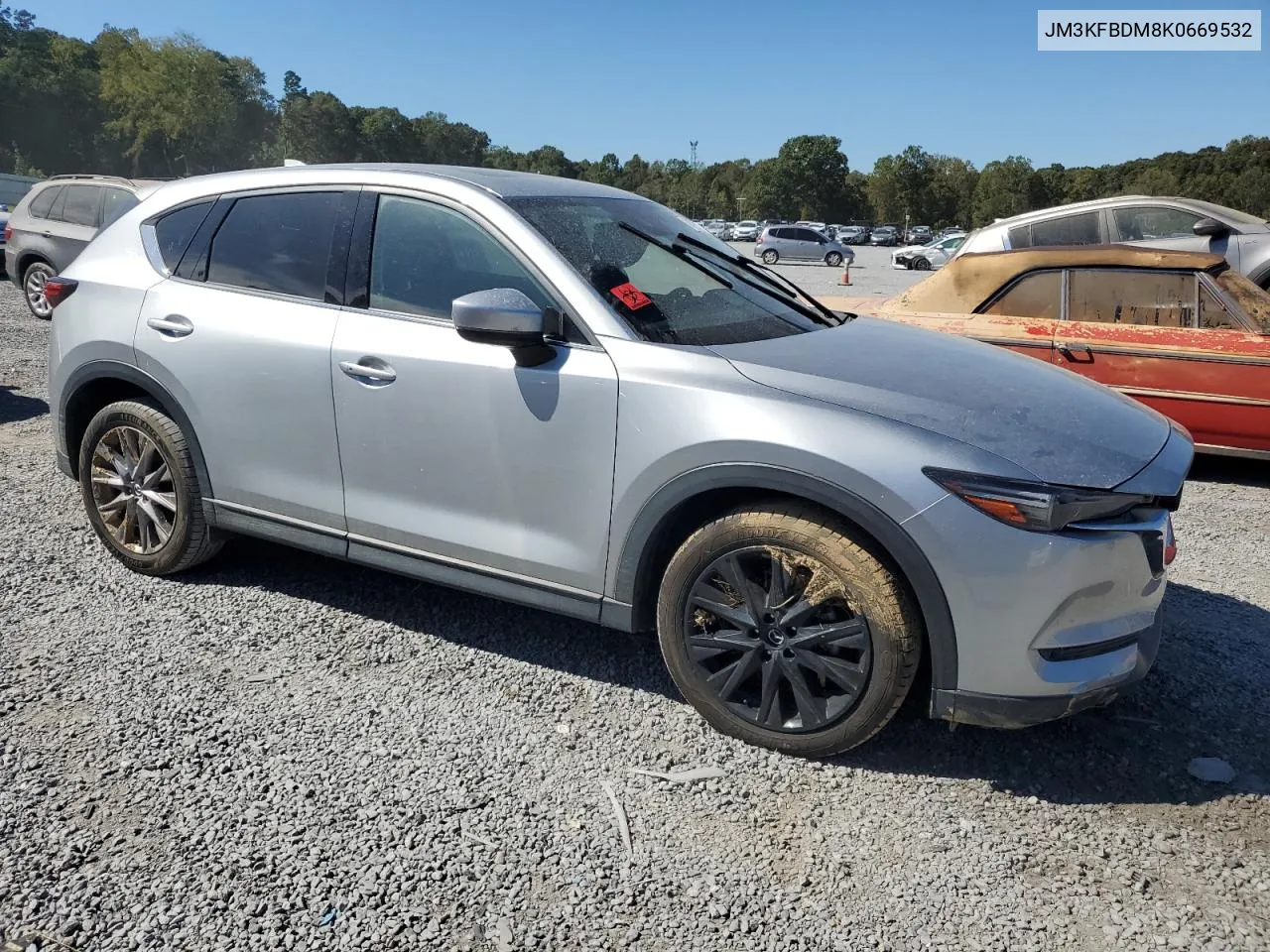 2019 Mazda Cx-5 Grand Touring VIN: JM3KFBDM8K0669532 Lot: 74772724