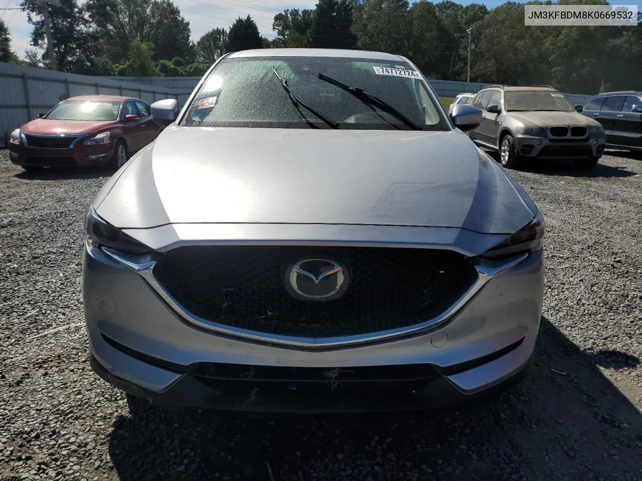 2019 Mazda Cx-5 Grand Touring VIN: JM3KFBDM8K0669532 Lot: 74772724