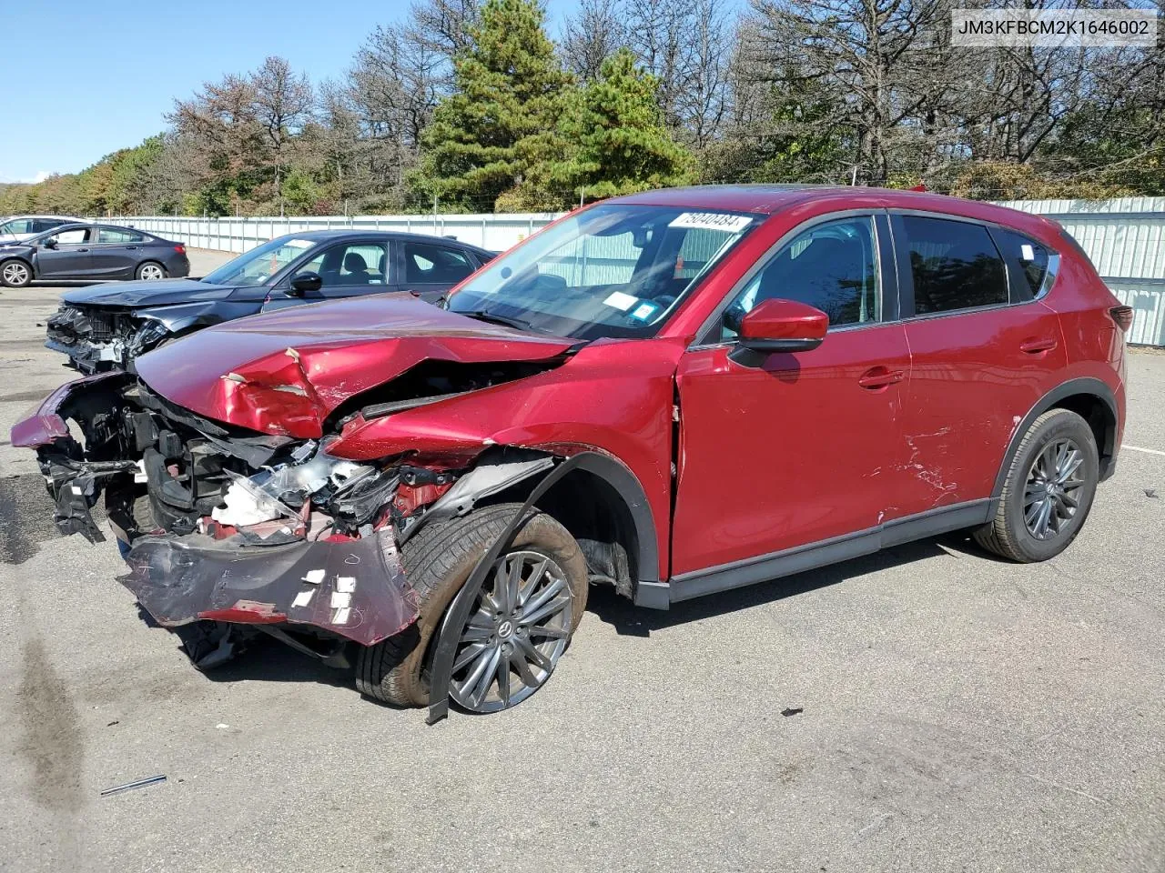 2019 Mazda Cx-5 Touring VIN: JM3KFBCM2K1646002 Lot: 75040484