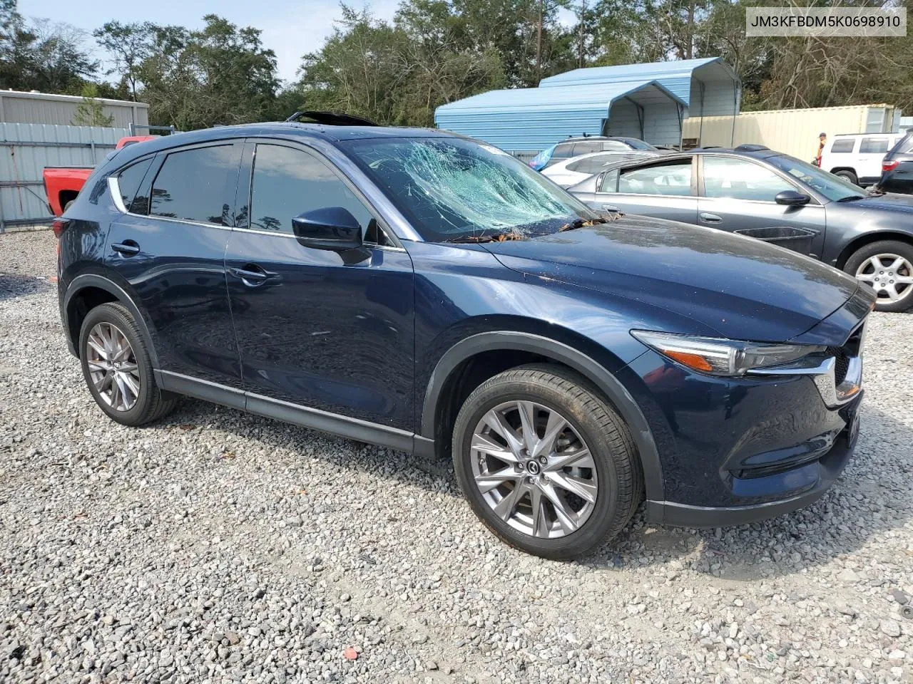 2019 Mazda Cx-5 Grand Touring VIN: JM3KFBDM5K0698910 Lot: 75115664