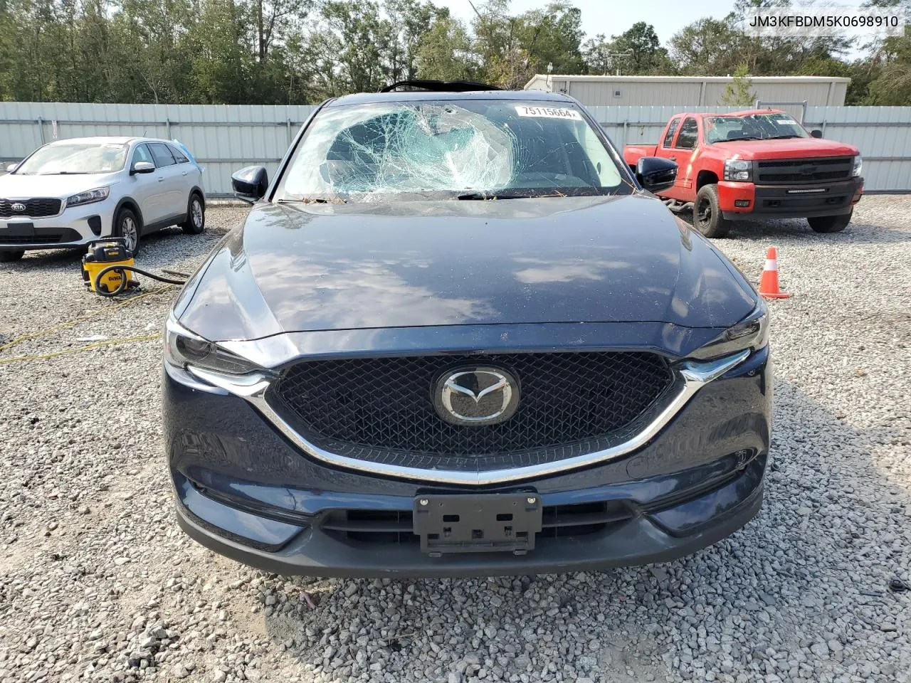 2019 Mazda Cx-5 Grand Touring VIN: JM3KFBDM5K0698910 Lot: 75115664