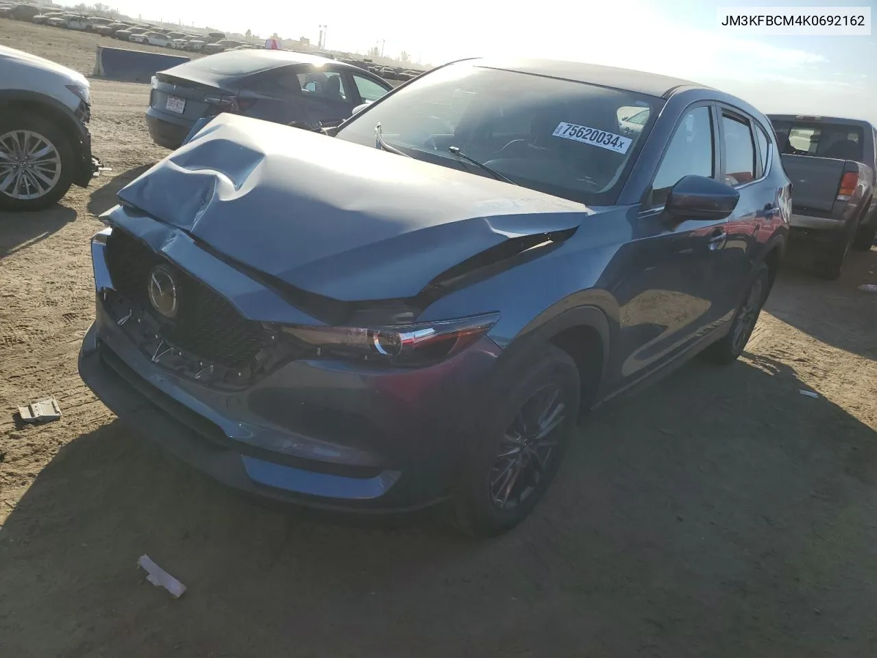 2019 Mazda Cx-5 Touring VIN: JM3KFBCM4K0692162 Lot: 75620034