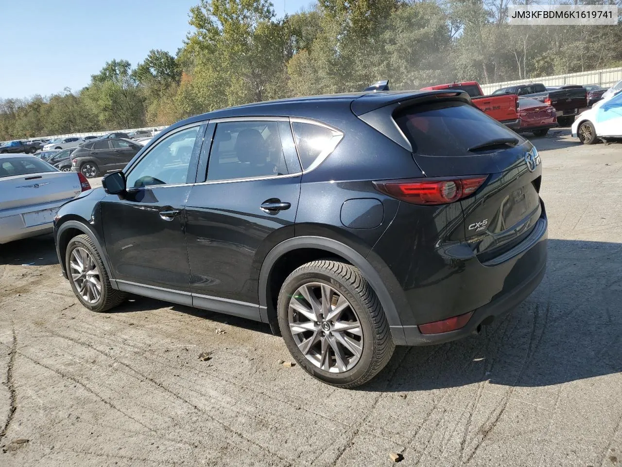 2019 Mazda Cx-5 Grand Touring VIN: JM3KFBDM6K1619741 Lot: 75627594