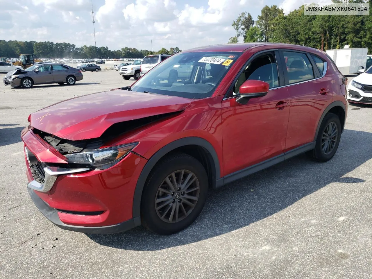 JM3KFABMXK0641504 2019 Mazda Cx-5 Sport