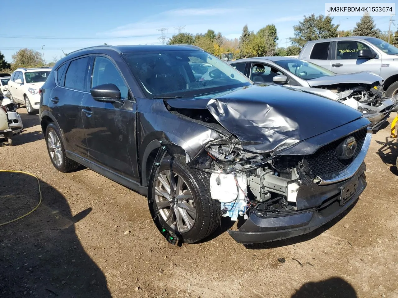 2019 Mazda Cx-5 Grand Touring VIN: JM3KFBDM4K1553674 Lot: 75746664