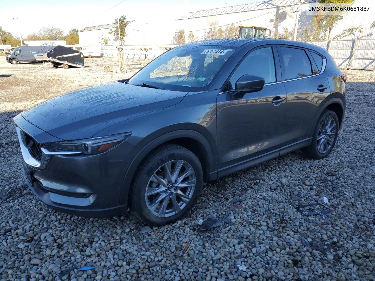 2019 Mazda Cx-5 Grand Touring VIN: JM3KFBDM6K0681887 Lot: 75754414