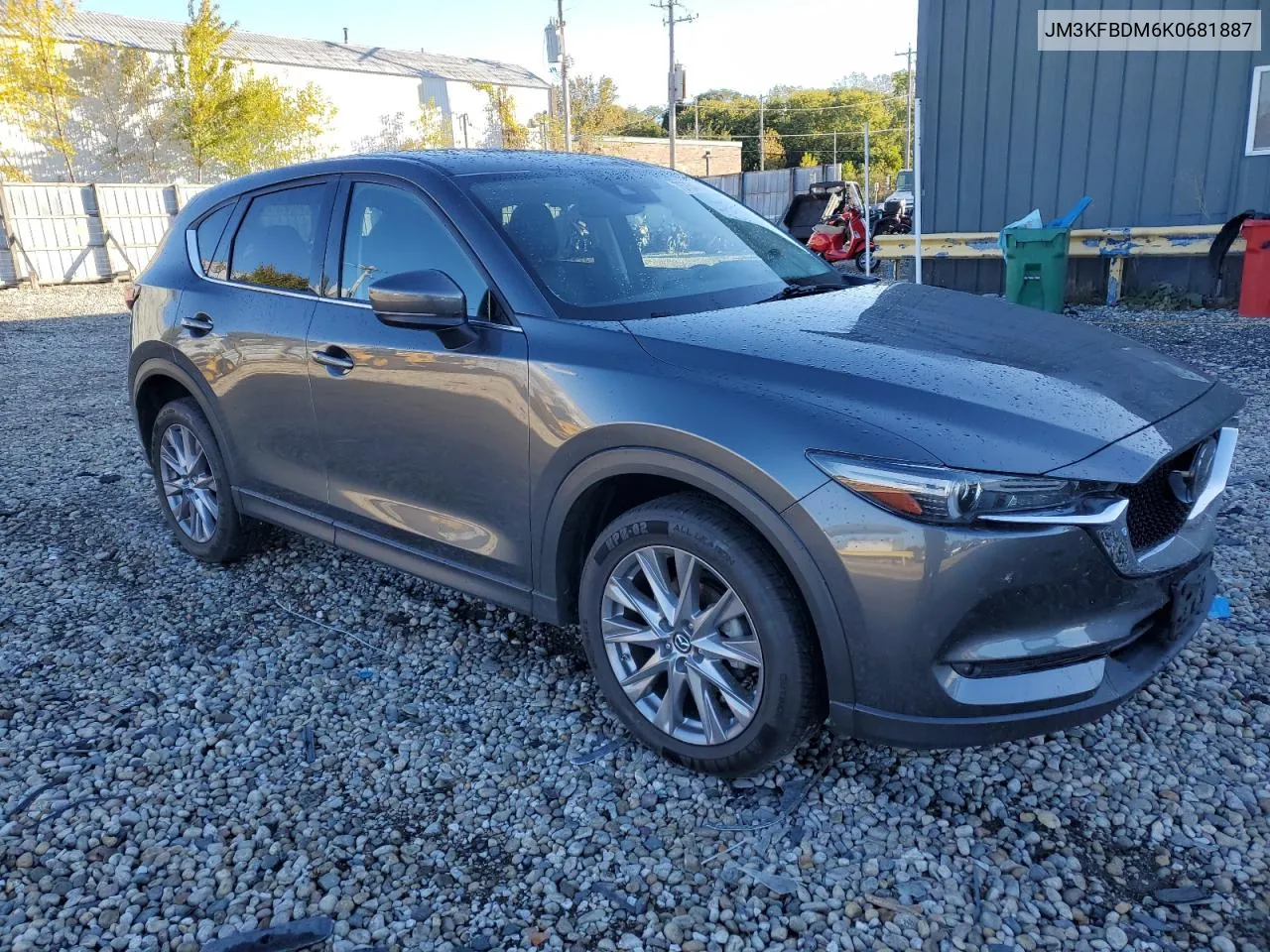 2019 Mazda Cx-5 Grand Touring VIN: JM3KFBDM6K0681887 Lot: 75754414