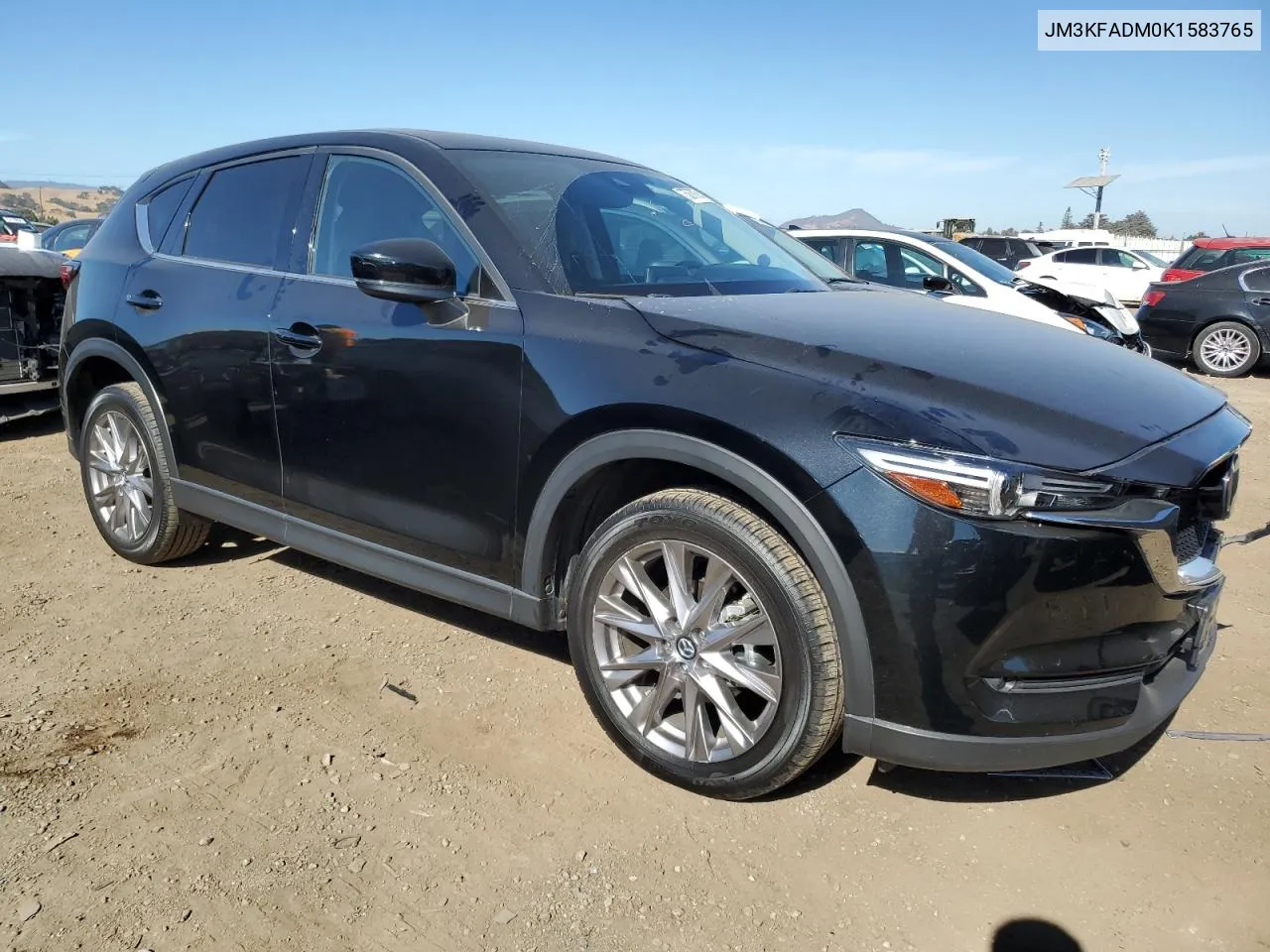 2019 Mazda Cx-5 Grand Touring VIN: JM3KFADM0K1583765 Lot: 75878784