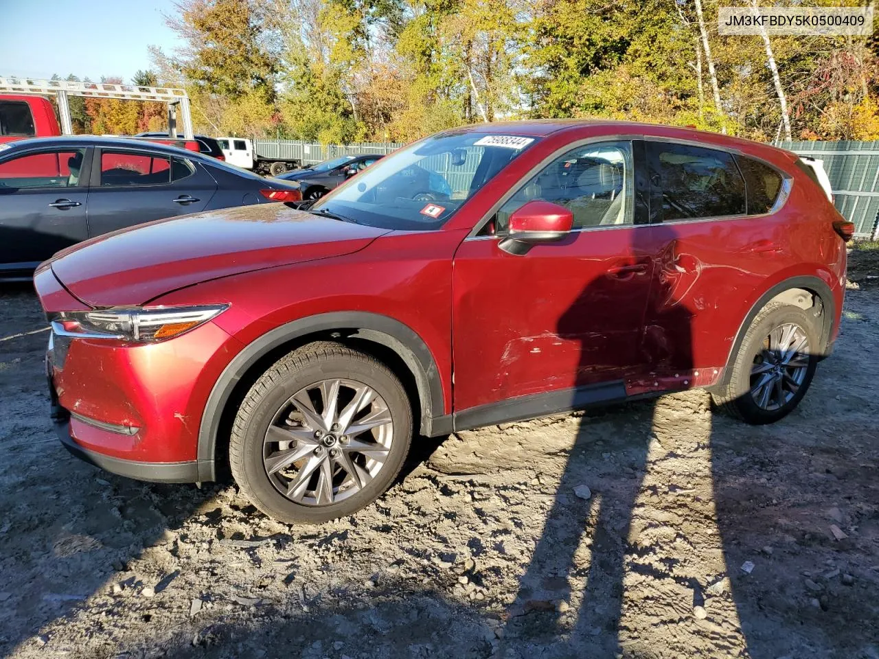 2019 Mazda Cx-5 Grand Touring Reserve VIN: JM3KFBDY5K0500409 Lot: 75988344