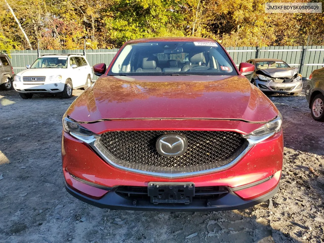 2019 Mazda Cx-5 Grand Touring Reserve VIN: JM3KFBDY5K0500409 Lot: 75988344