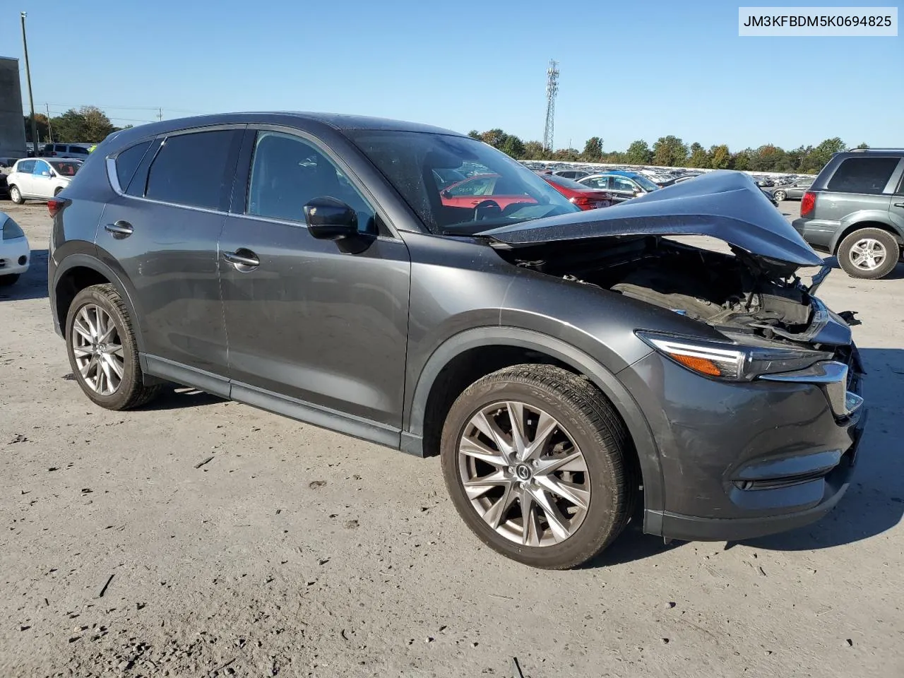 2019 Mazda Cx-5 Grand Touring VIN: JM3KFBDM5K0694825 Lot: 76100094