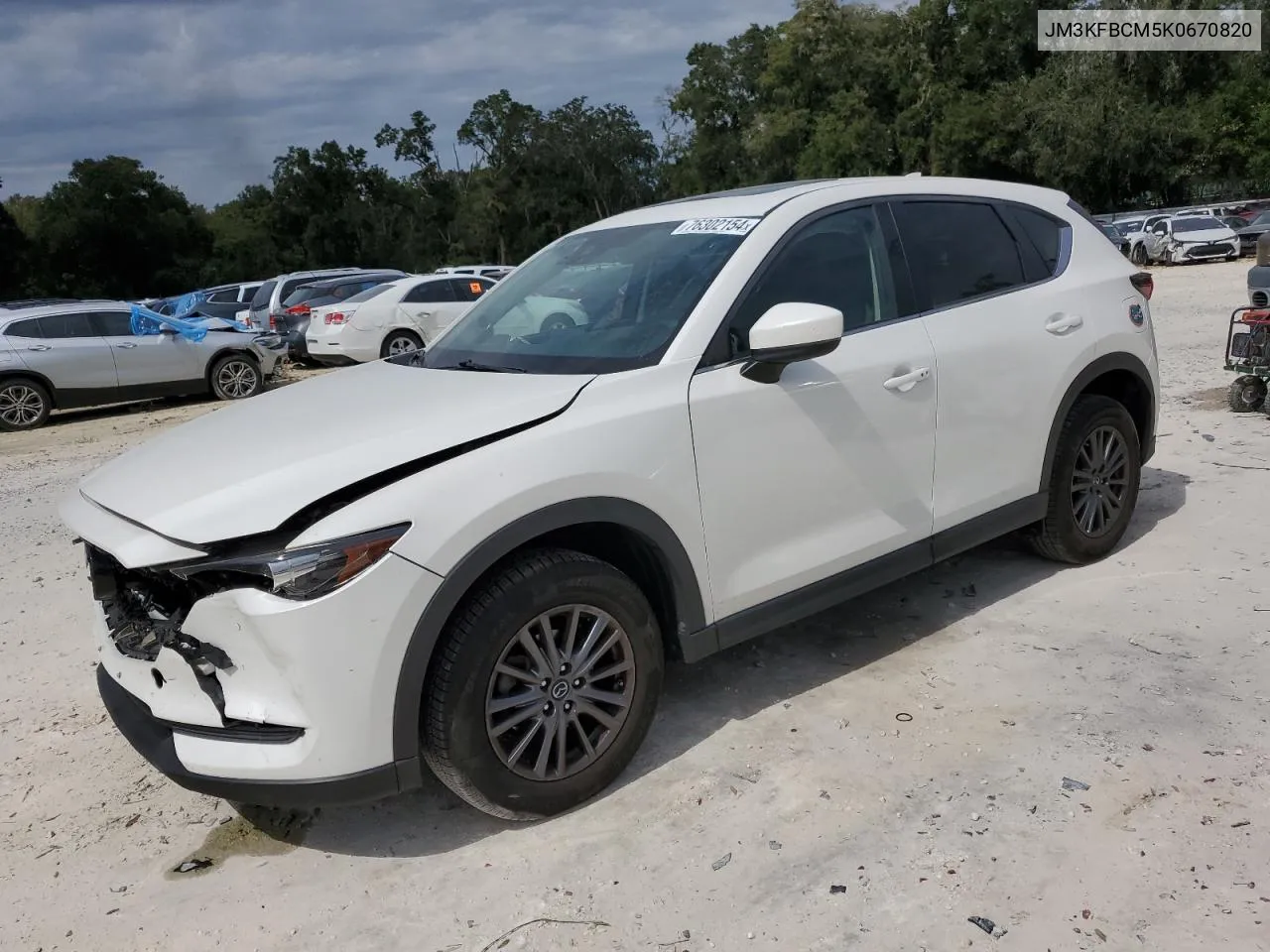 2019 Mazda Cx-5 Touring VIN: JM3KFBCM5K0670820 Lot: 76302154