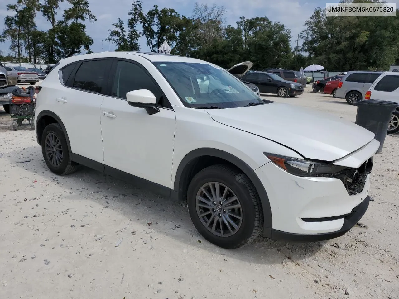 2019 Mazda Cx-5 Touring VIN: JM3KFBCM5K0670820 Lot: 76302154