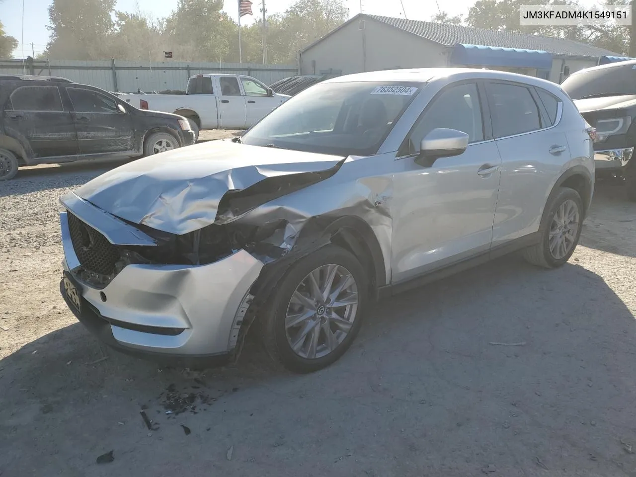 2019 Mazda Cx-5 Grand Touring VIN: JM3KFADM4K1549151 Lot: 76352504