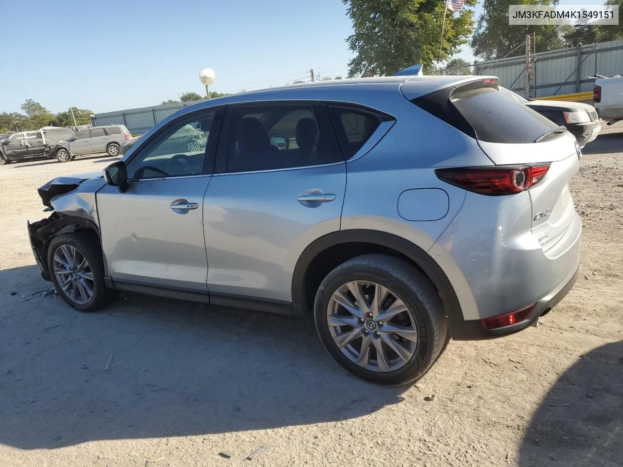 2019 Mazda Cx-5 Grand Touring VIN: JM3KFADM4K1549151 Lot: 76352504