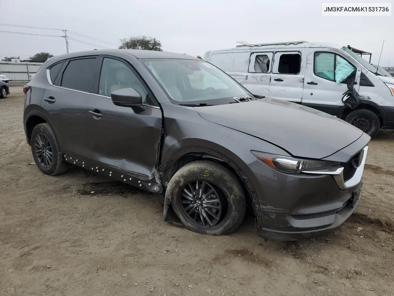 2019 Mazda Cx-5 Touring VIN: JM3KFACM6K1531736 Lot: 76427644