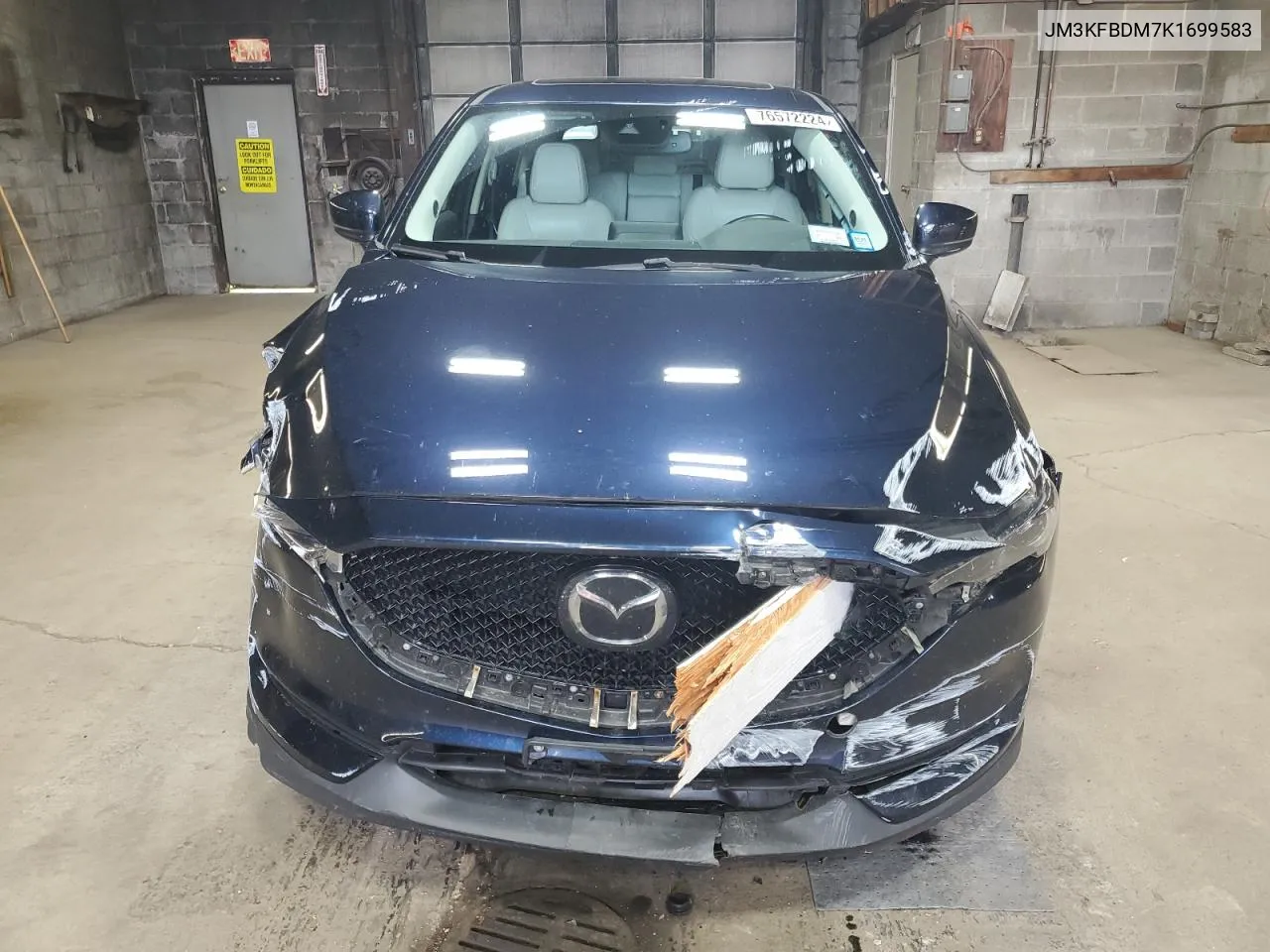 2019 Mazda Cx-5 Grand Touring VIN: JM3KFBDM7K1699583 Lot: 76572224