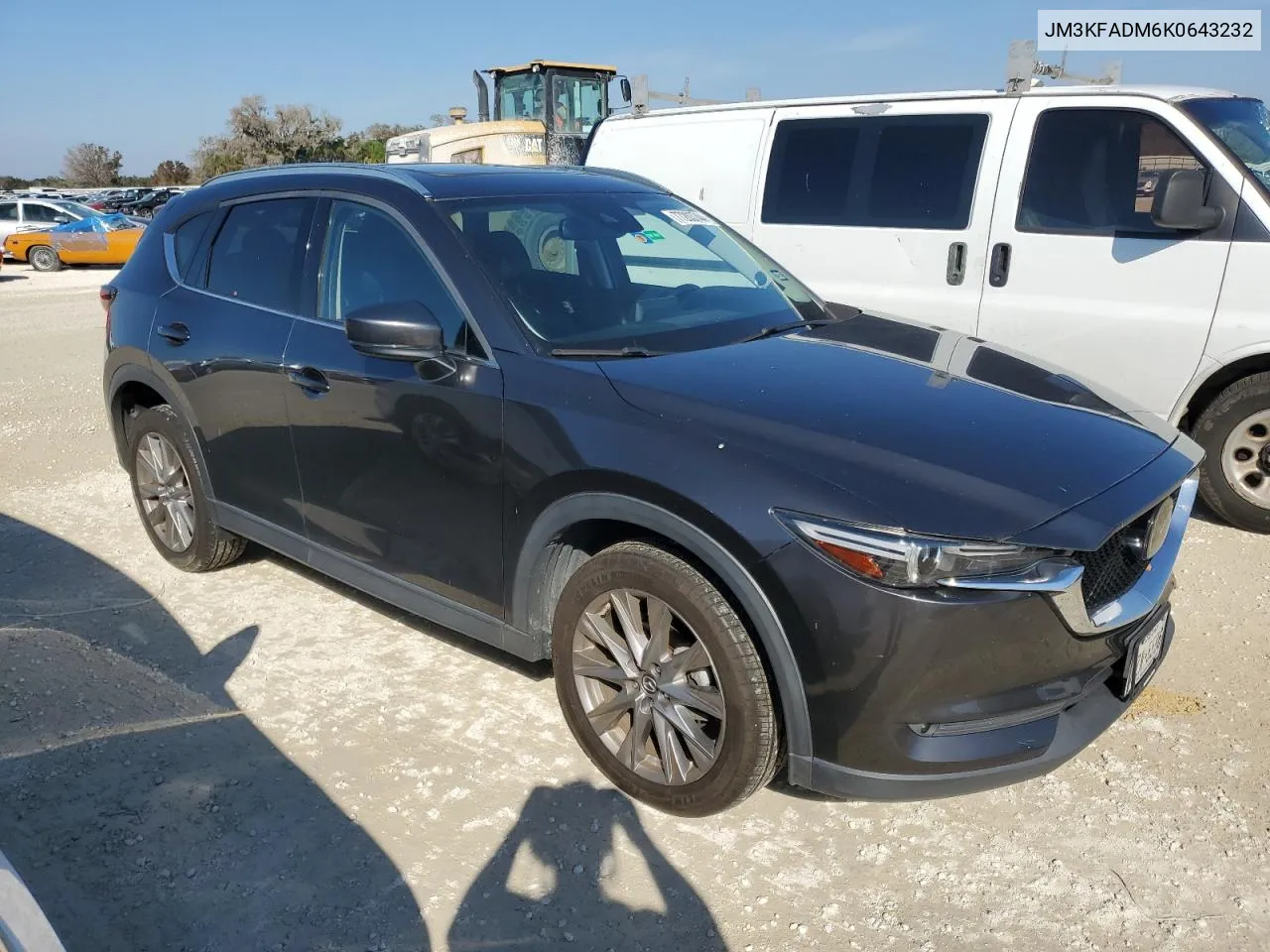 2019 Mazda Cx-5 Grand Touring VIN: JM3KFADM6K0643232 Lot: 77203744