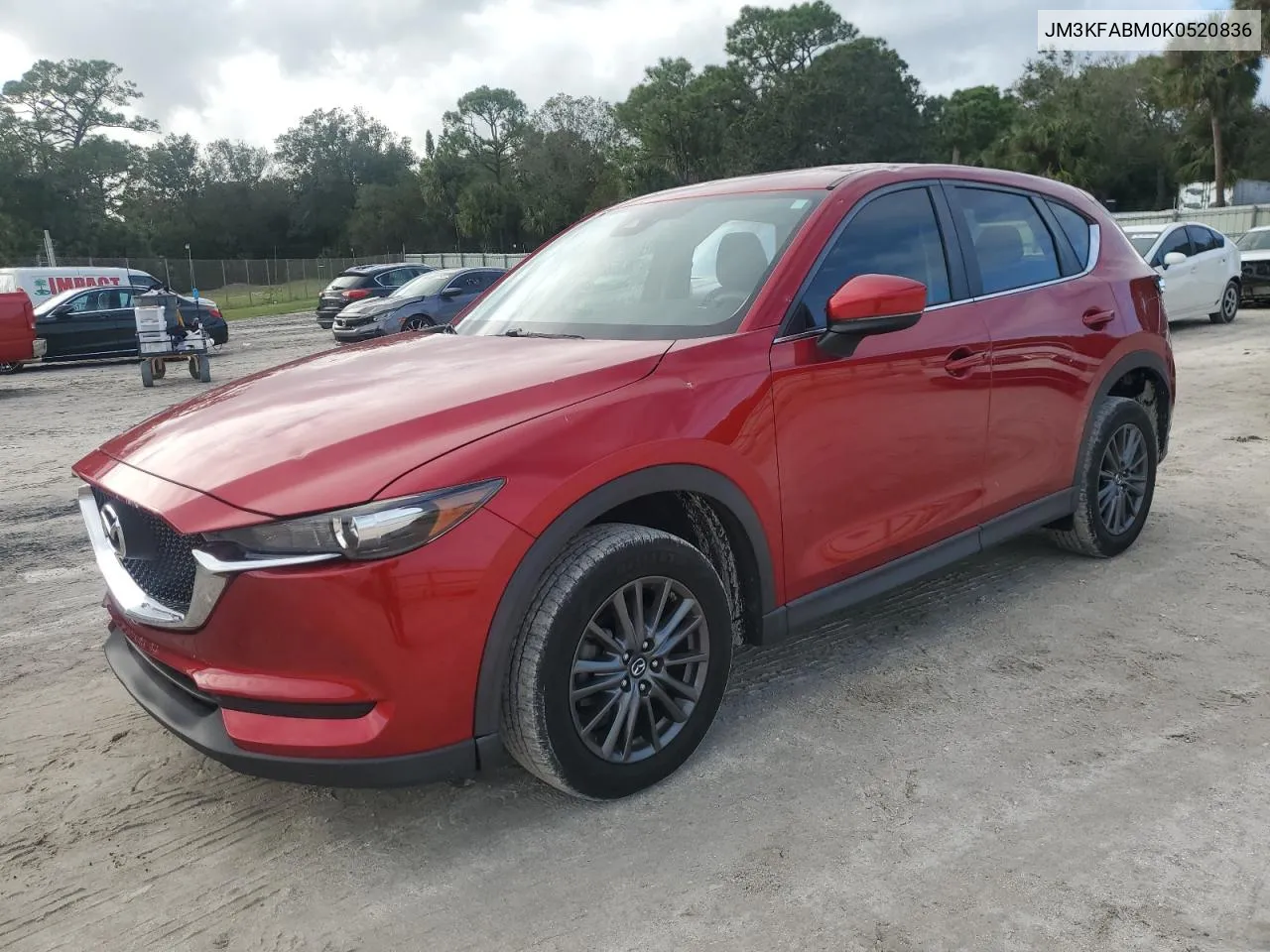 2019 Mazda Cx-5 Sport VIN: JM3KFABM0K0520836 Lot: 77753784