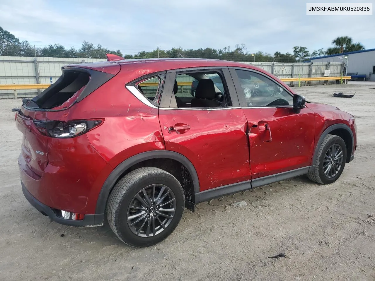 2019 Mazda Cx-5 Sport VIN: JM3KFABM0K0520836 Lot: 77753784