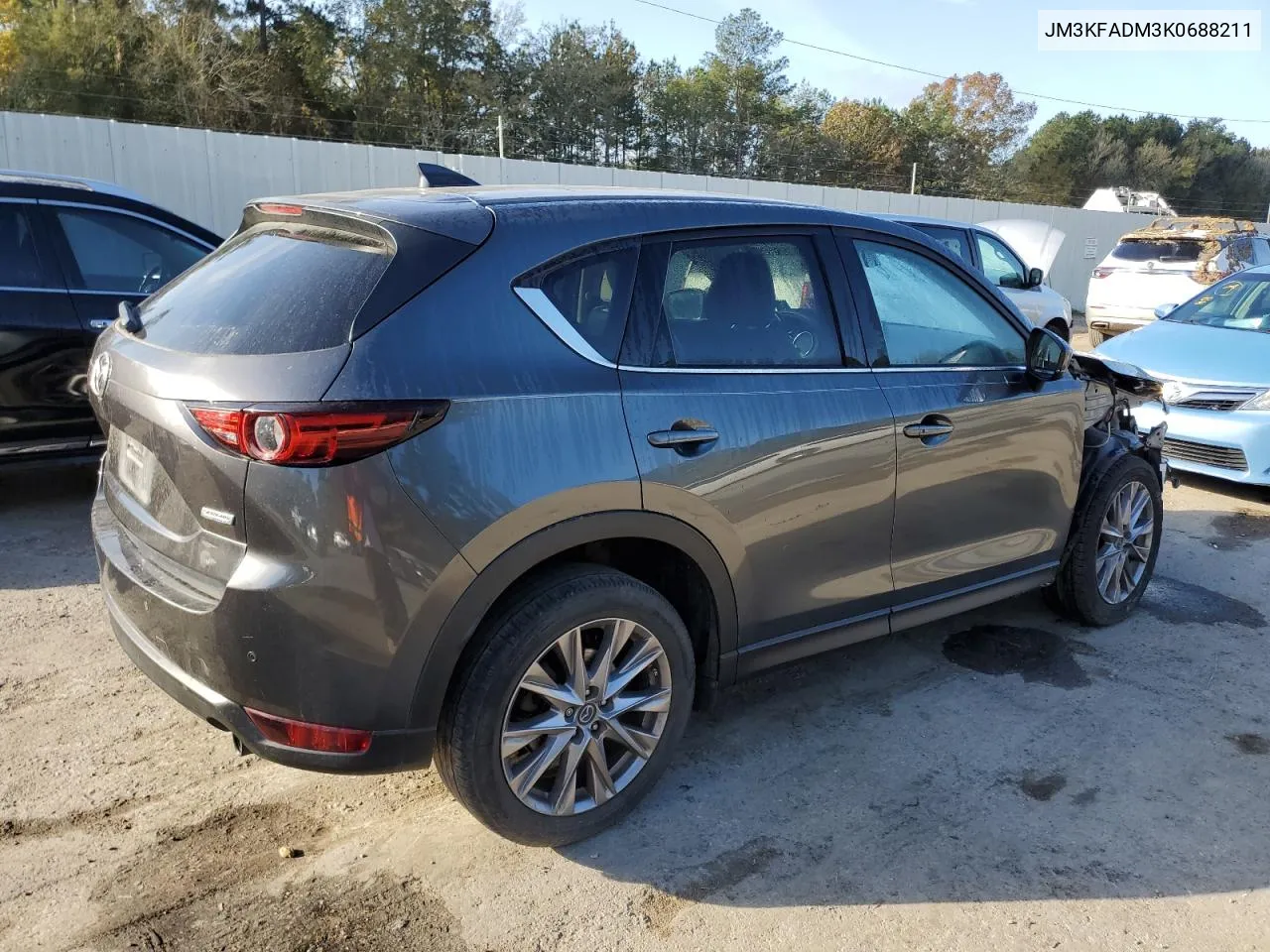 2019 Mazda Cx-5 Grand Touring VIN: JM3KFADM3K0688211 Lot: 77901104