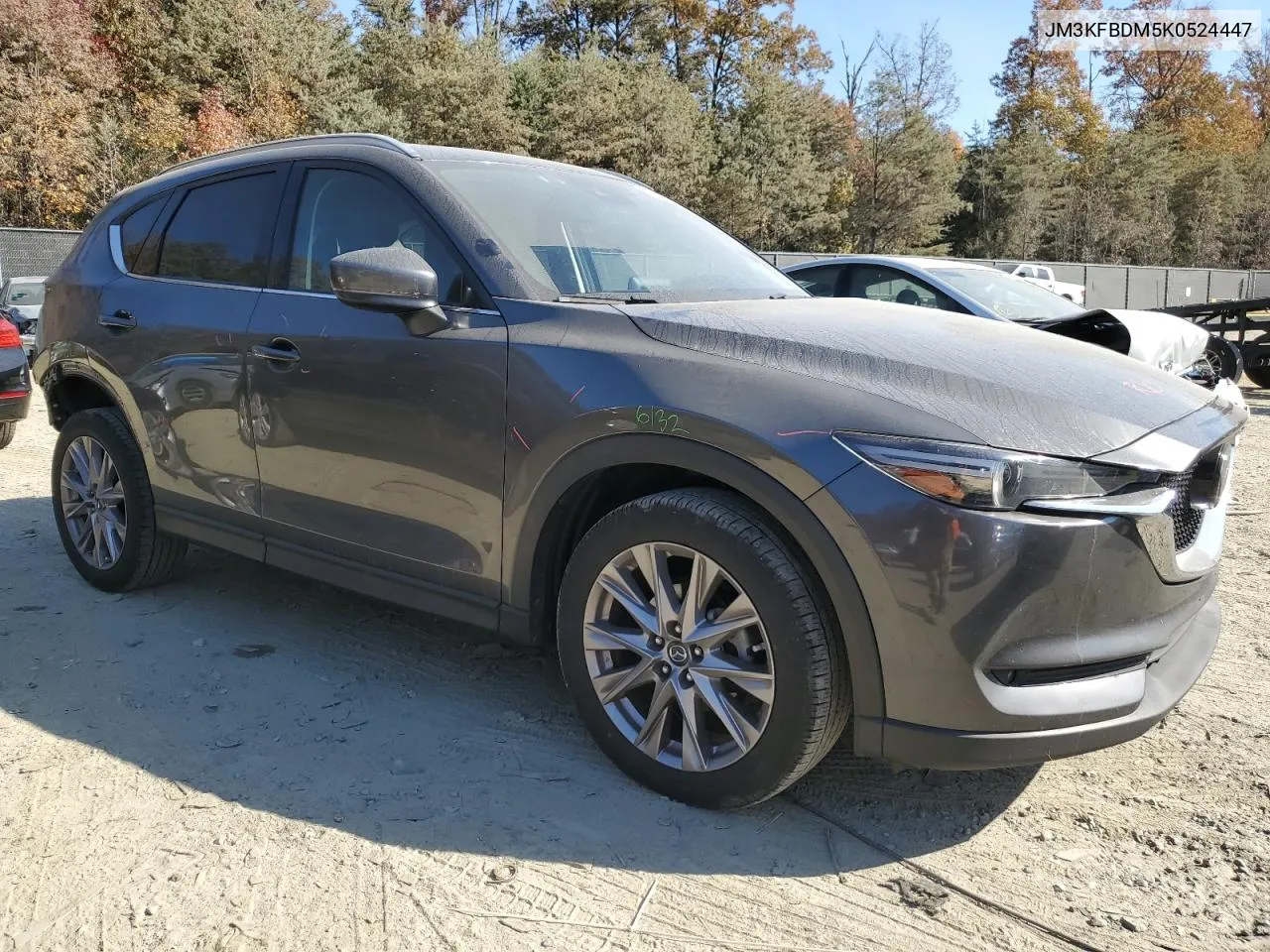 2019 Mazda Cx-5 Grand Touring VIN: JM3KFBDM5K0524447 Lot: 78061494