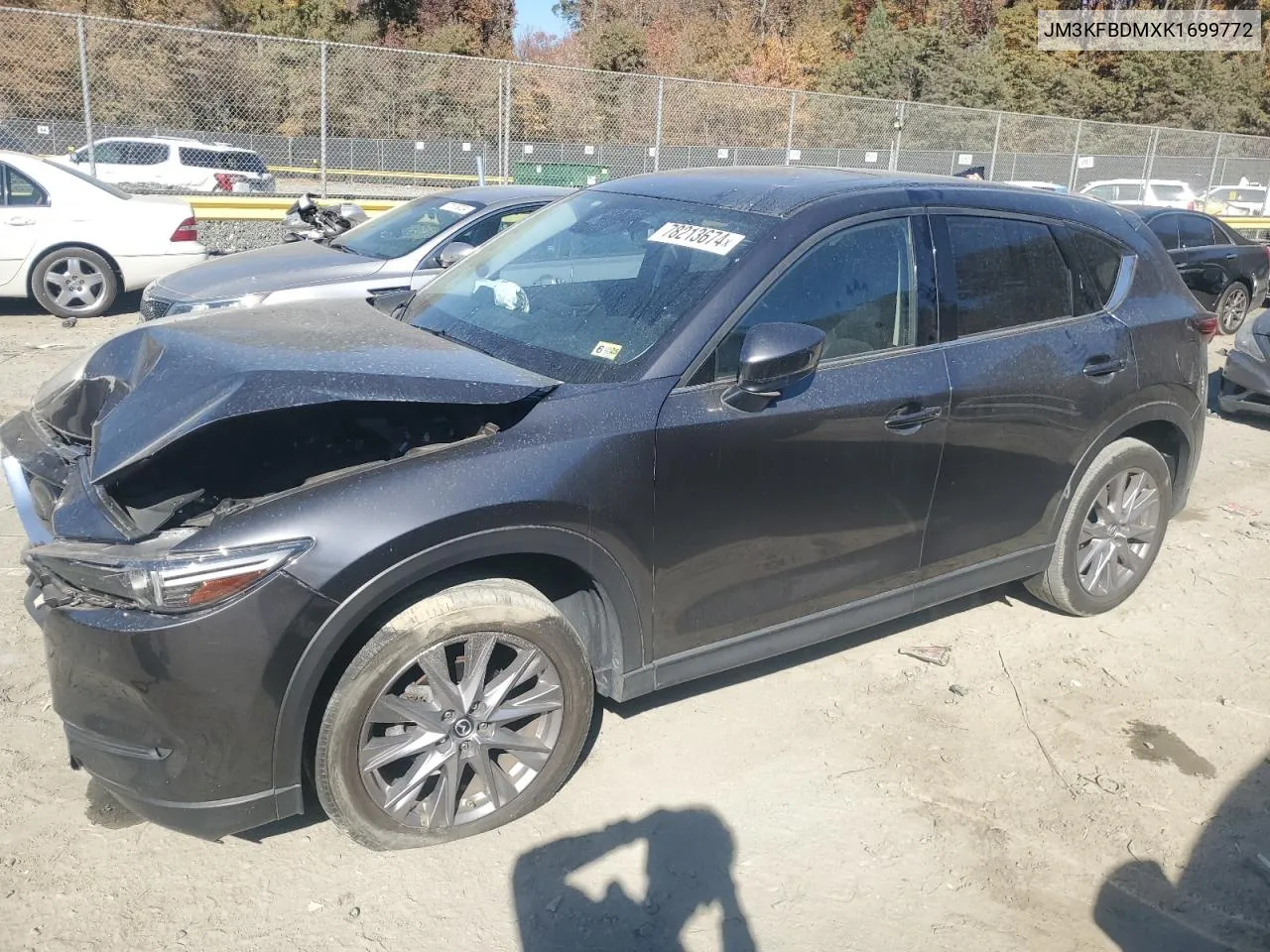 2019 Mazda Cx-5 Grand Touring VIN: JM3KFBDMXK1699772 Lot: 78213674