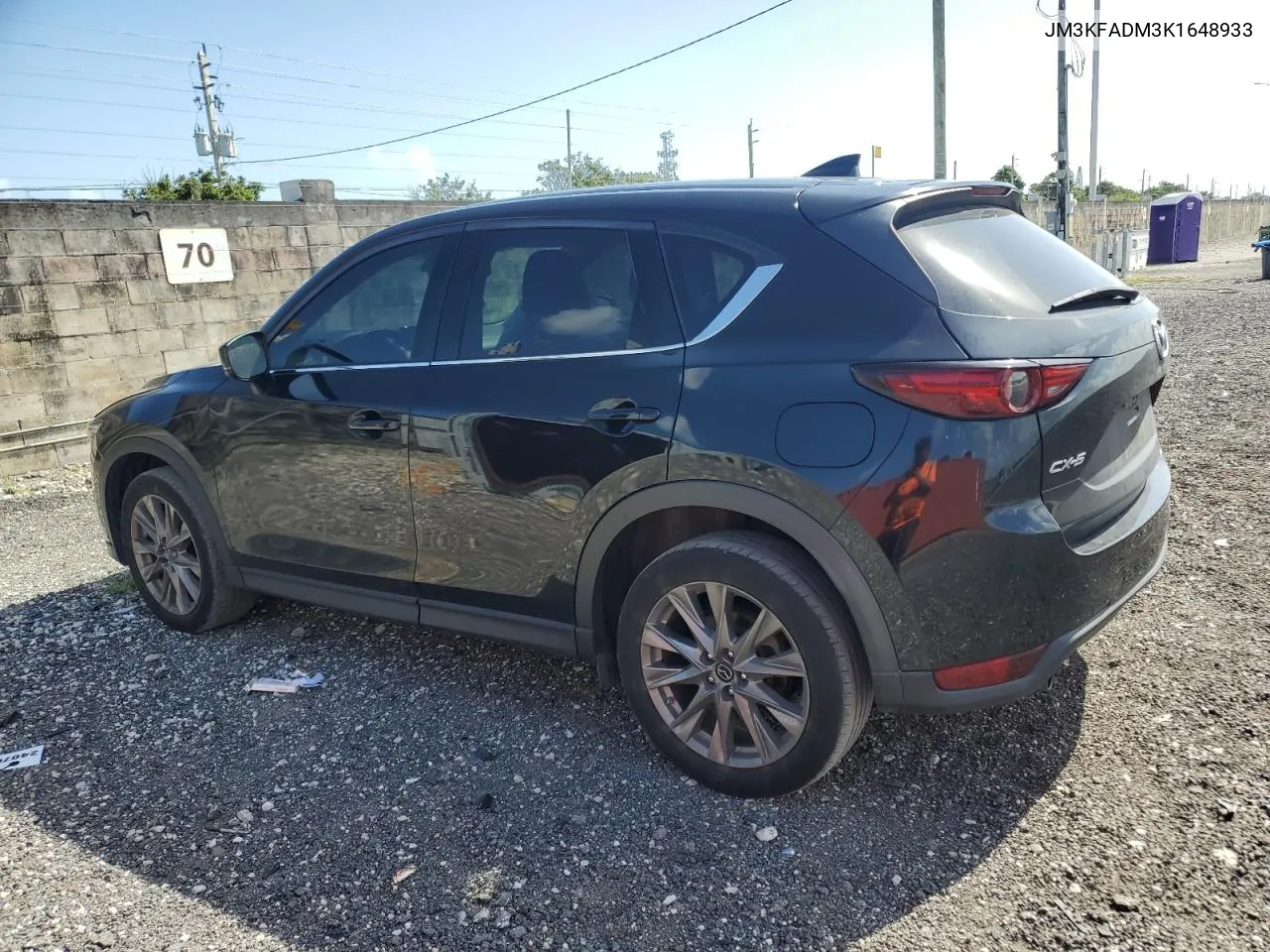 2019 Mazda Cx-5 Grand Touring VIN: JM3KFADM3K1648933 Lot: 78602954