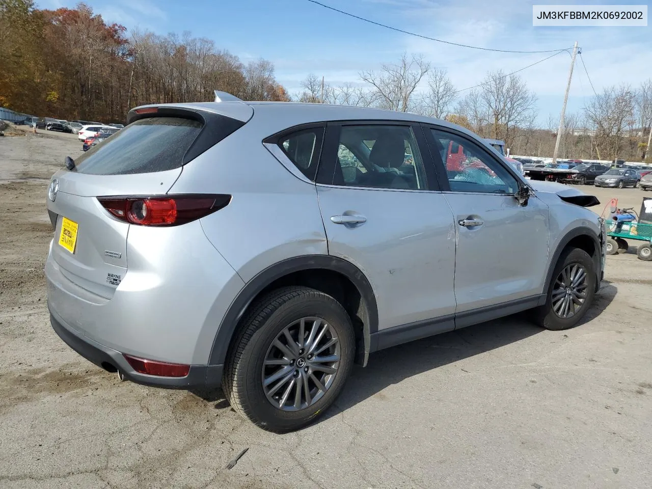 2019 Mazda Cx-5 Sport VIN: JM3KFBBM2K0692002 Lot: 78749274