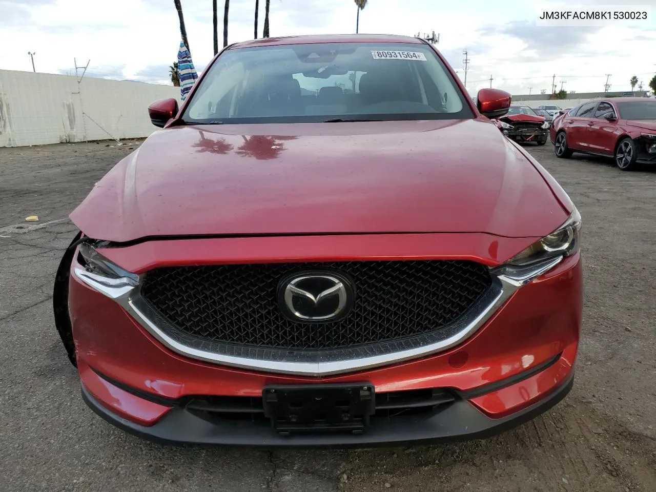 2019 Mazda Cx-5 Touring VIN: JM3KFACM8K1530023 Lot: 80931564