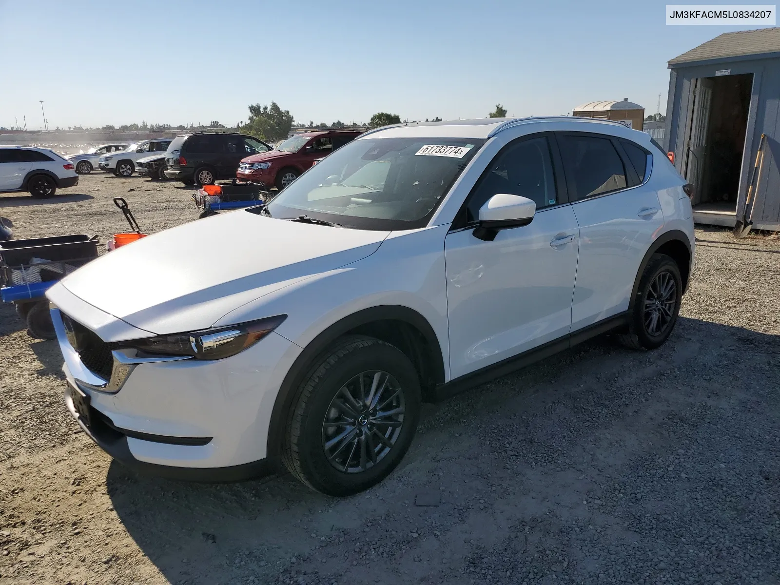 2020 Mazda Cx-5 Touring VIN: JM3KFACM5L0834207 Lot: 61733774